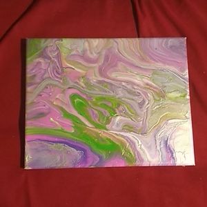 Unicorn swirl painting